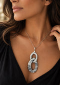 Eternity Sculptural Link Pendant