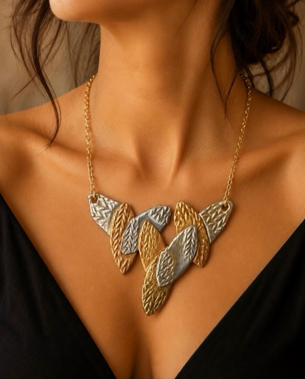 Gilded Mosaic Necklace