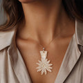 Winter Star Snow Pendant